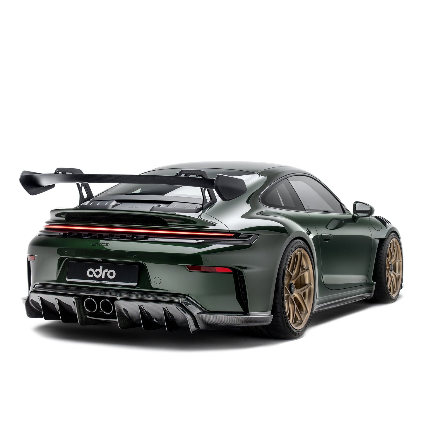 PORSCHE 992.2 GT3 PREPREG CARBON FIBER SIDE SKIRTS ADRO US