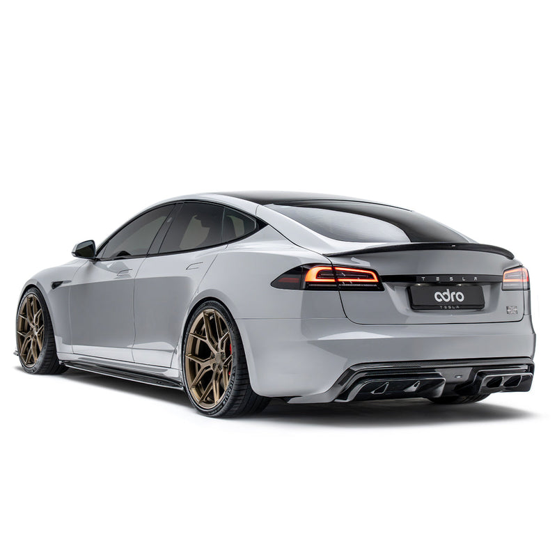 Tesla Model S Plaid Prepreg Carbon Fiber Rear Diffuser – ADRO US