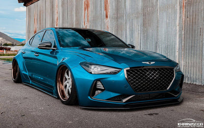 GENESIS G70 CARBON FIBER FRONT LIP V1
