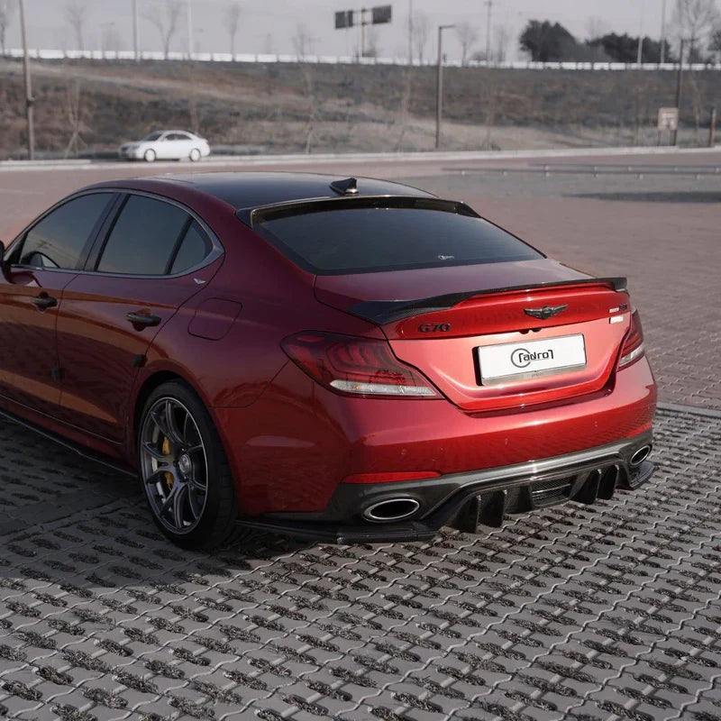 GENESIS G70 CARBON FIBER REAR DIFFUSER V2