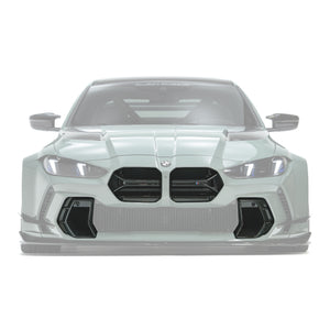 BMW G8X M3/M4 PREPREG GRILLE + DUCT VENTS SET (ADRO BUMPER V2)