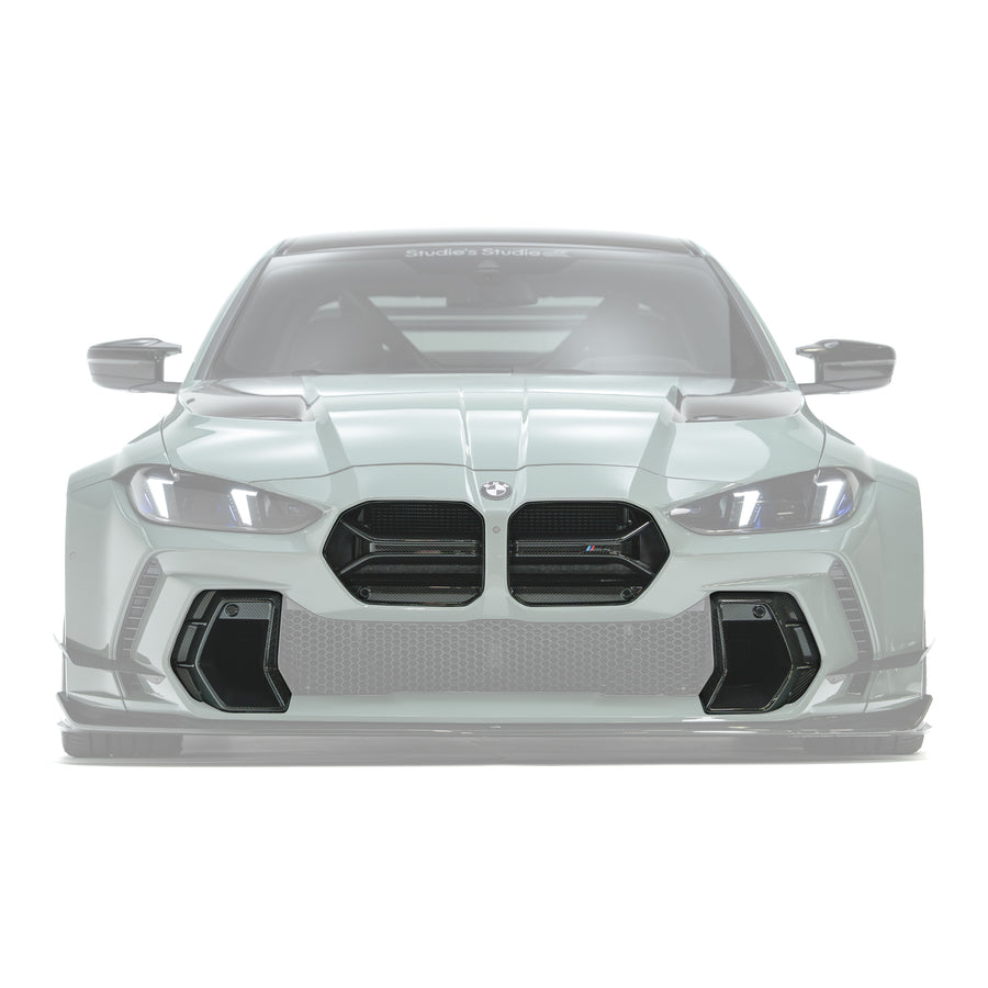 BMW G8X M3/M4 PREPREG GRILLE + DUCT VENTS SET (ADRO BUMPER V2)