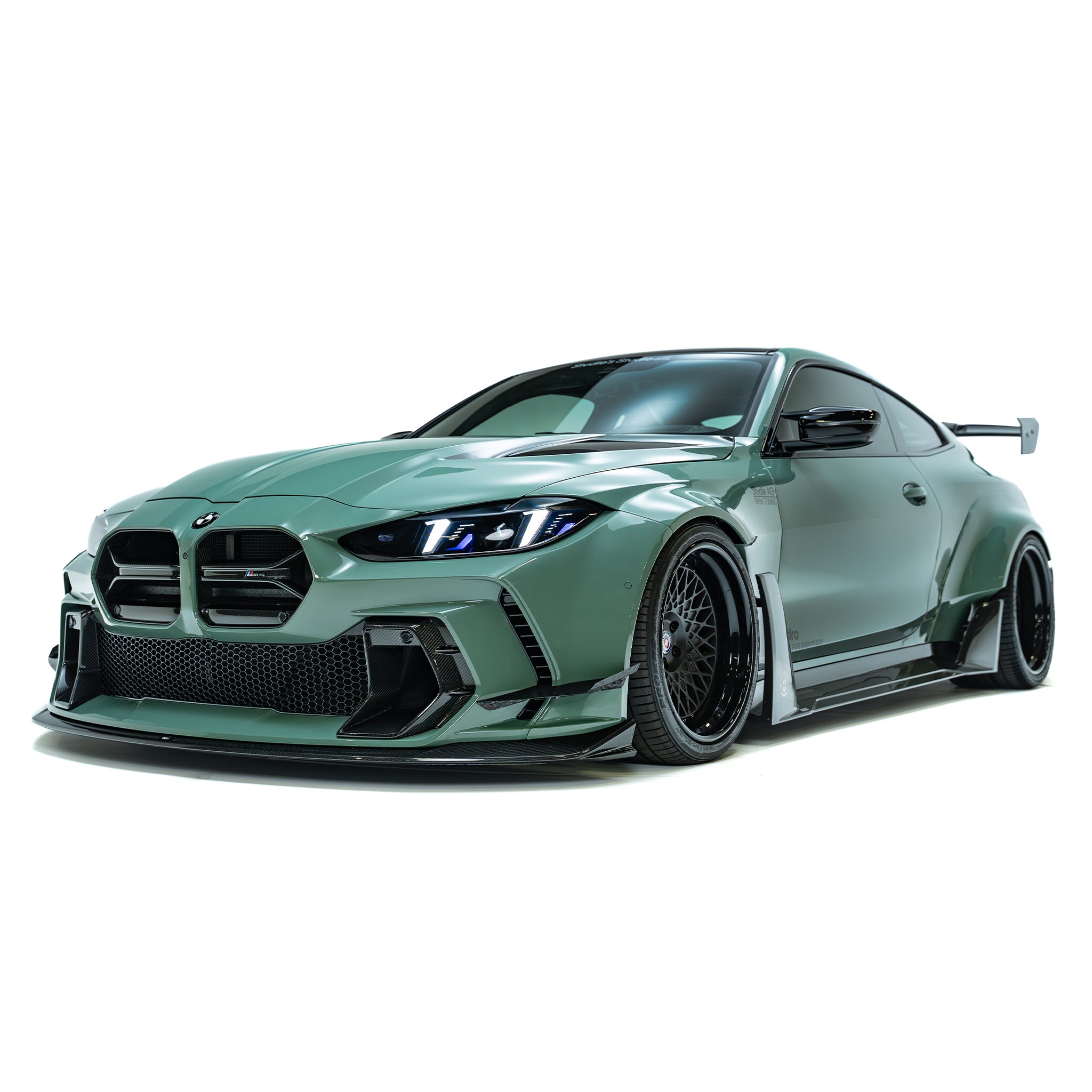 BMW G8X M3/M4 PREPREG CARBON FIBER GRILLE + DUCT VENTS SET (ADRO