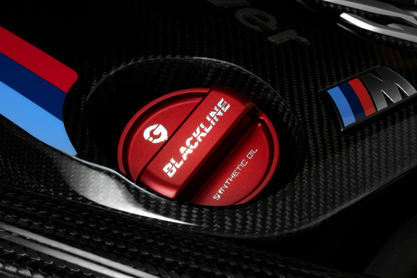 BMW M CAR SERIES BLACKLINE PERFORMANCE OIL CAP COVER