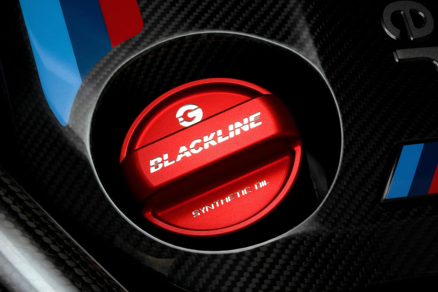 BMW M CAR SERIES BLACKLINE PERFORMANCE OIL CAP COVER