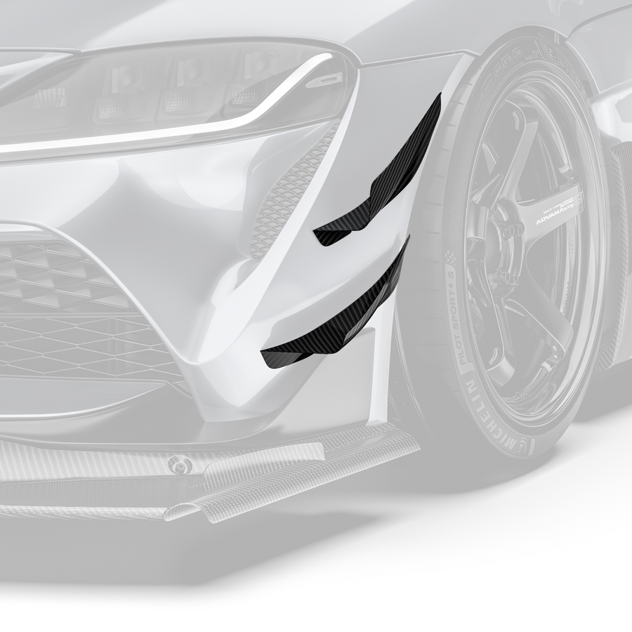 TOYOTA GR SUPRA ARD PREPREG CANARDS (STOCK BUMPER)