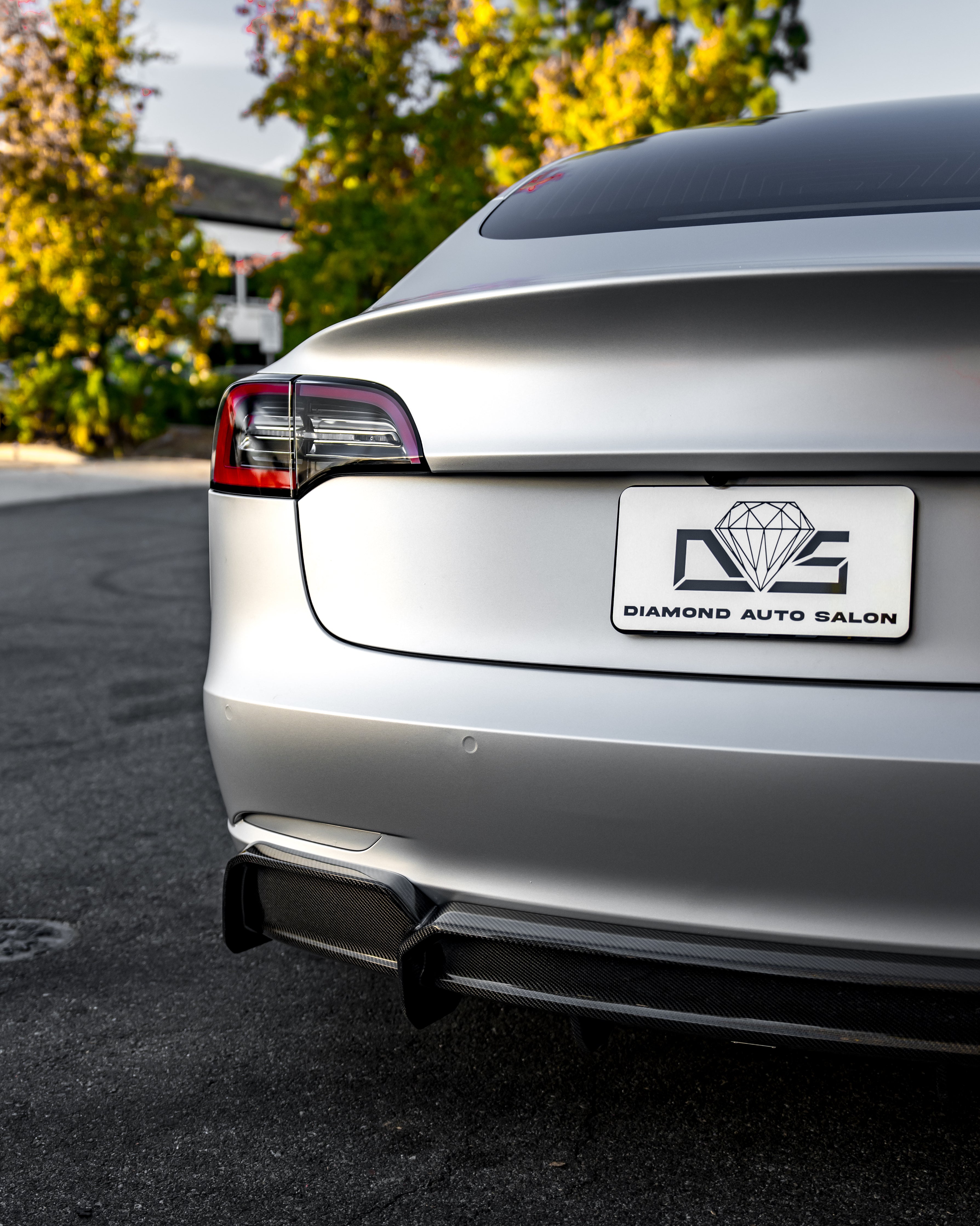 Adro Tesla Model 3 Carbon Fiber Rear Diffuser - EV Sportline - The Leader  in Electric Vehicle Accessories