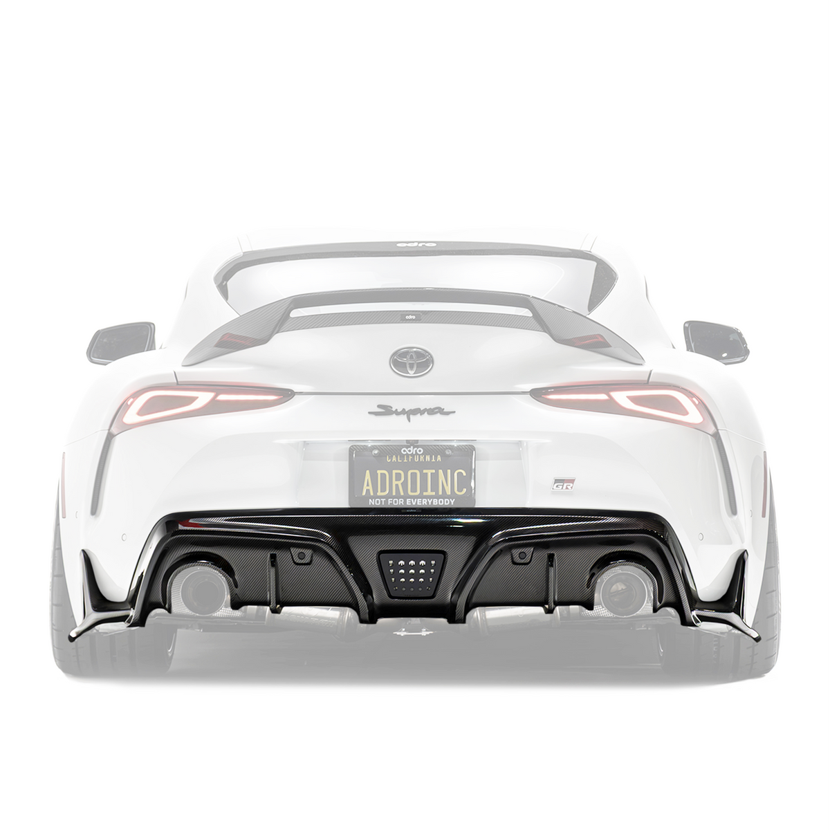 TOYOTA GR SUPRA CARBON FIBER REAR DIFFUSER V2 ADRO US