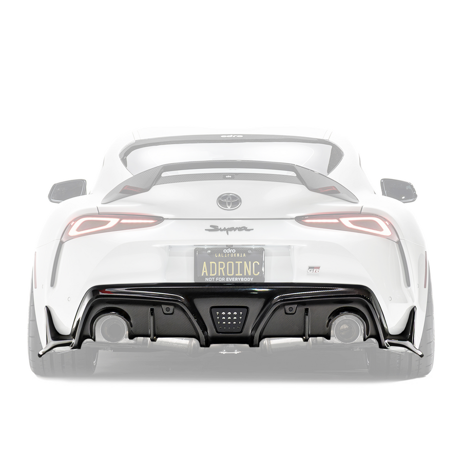 TOYOTA GR SUPRA CARBON FIBER REAR DIFFUSER V2