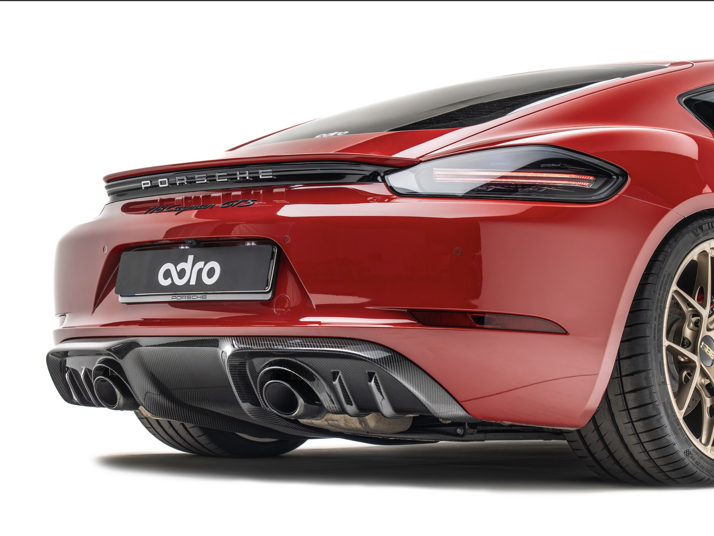 PORSCHE 718 PREPREG REAR DIFFUSER