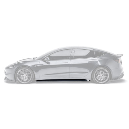 TESLA MODEL 3 HIGHLAND CARBON FIBER SIDE SKIRTS