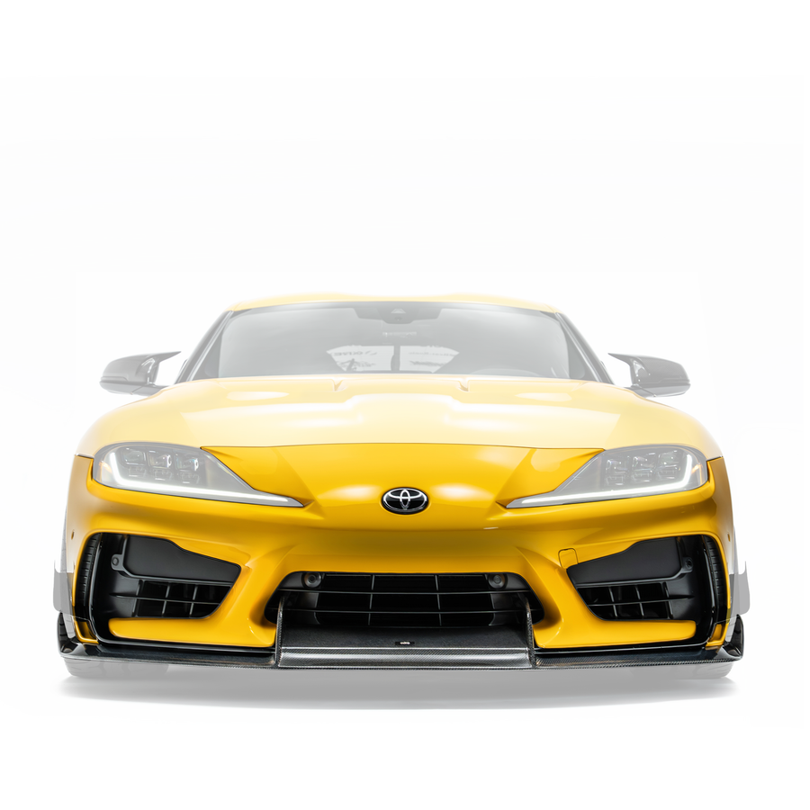TOYOTA GR SUPRA FRONT BUMPER + V2 CARBON FIBER LIP SET