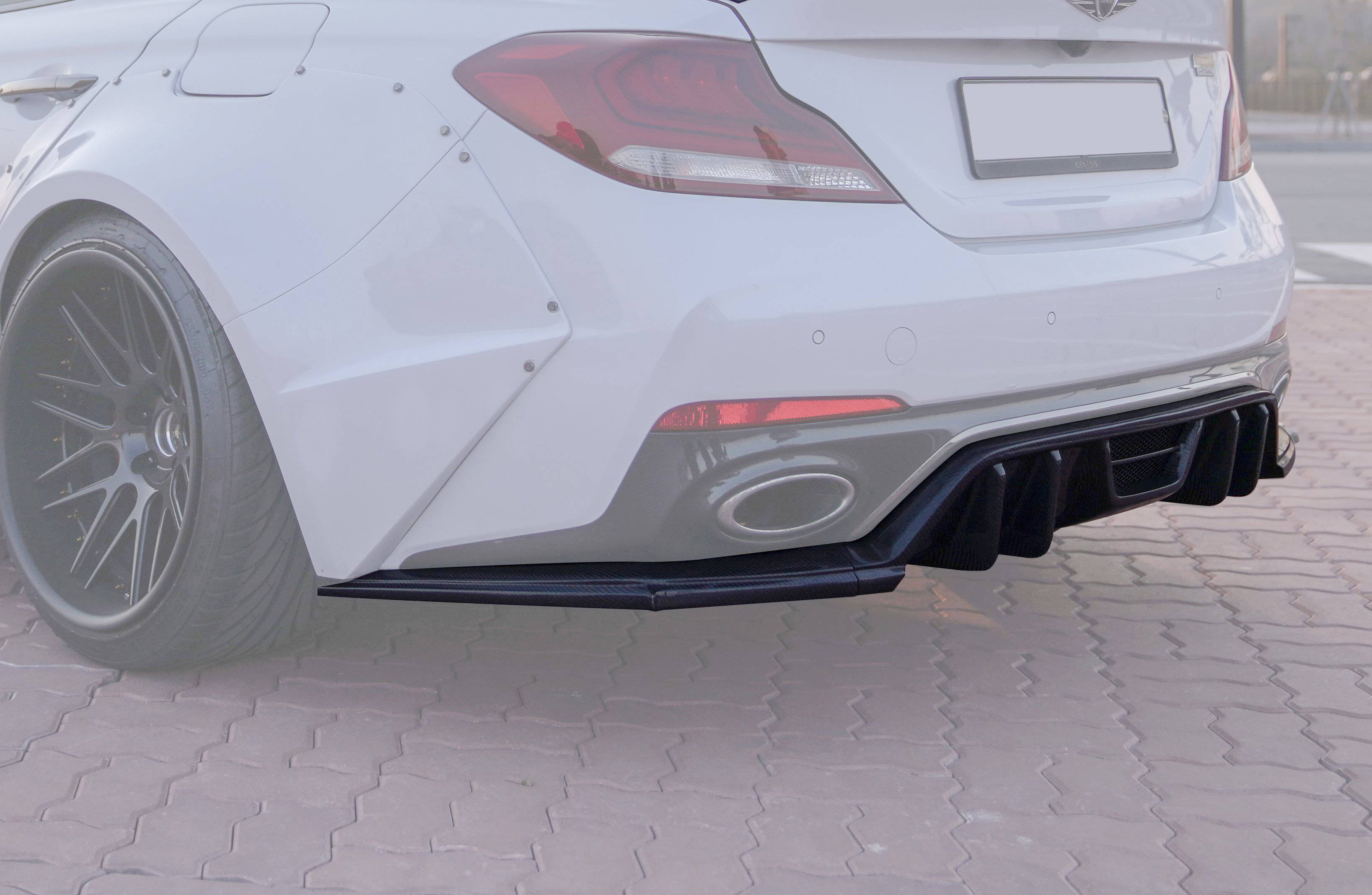 Genesis G70 3.3L Carbon Fiber Rear Diffuser V2 – ADRO Inc