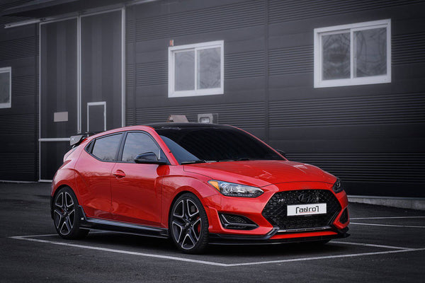 Hyundai Veloster Turbo and N Carbon Fiber Front Lip V1 - ADRO 