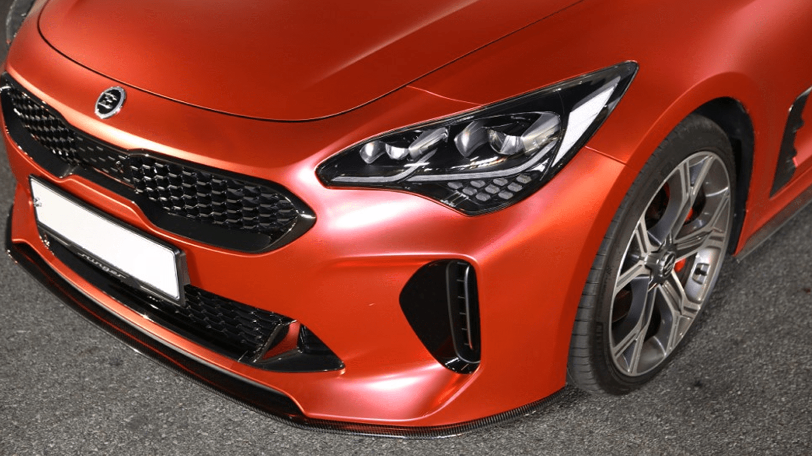 Kia Stinger Carbon Fiber Front Lip V1 – ADRO Inc